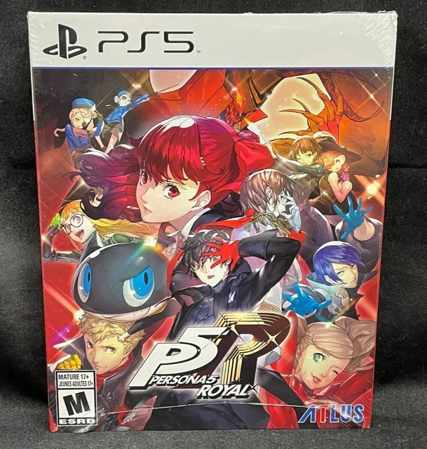 Persona 5 Day One Edition Steelbook - Version PAL PS4 - Neuf Sous Film