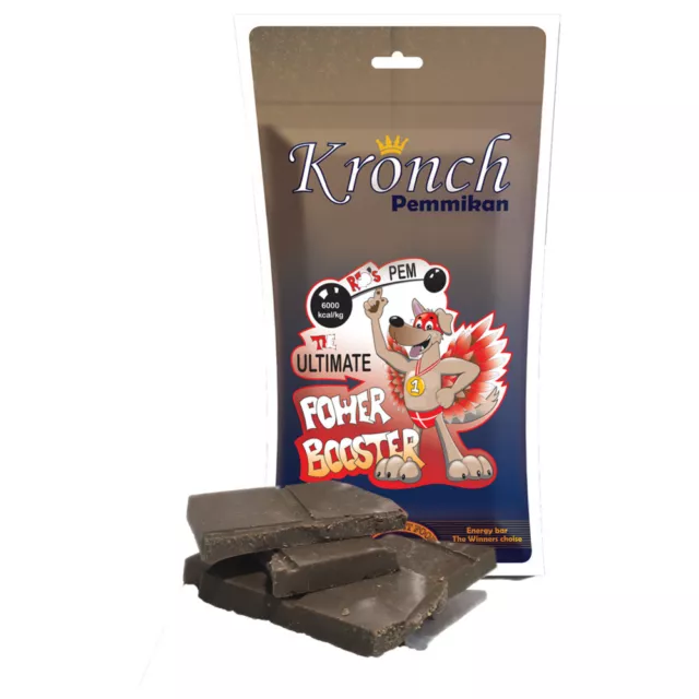 Kronch Pemmikan Energieriegel per Il Cane 400 G, Snack per Cani, Nuovo