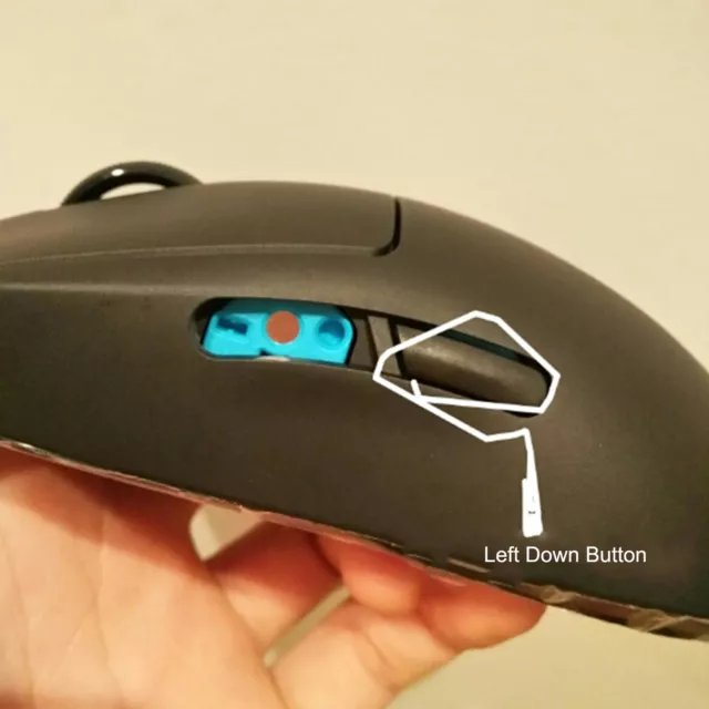 Maus Side Button Keys Tasten Set Ersatz für Logitech G Pro Wireless Gaming Mouse