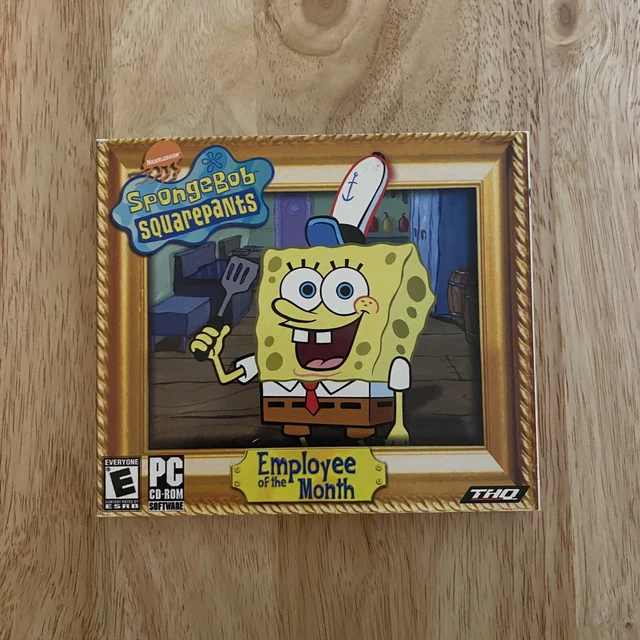 SPONGEBOB SQUAREPANTS EMPLOYEE of the Month PC Game With Slip Cover 2000 £23.18 PicClick UK