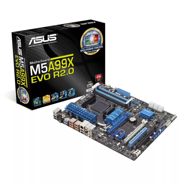 carte mère ASUS M5A99X EVO R2.0 socket AM3 et AM3+ SLI - CrossFire chipset 990X