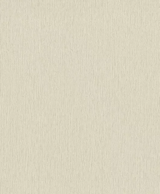 Rasch Tapete Rocknrolle 541441 Uni Unicolor de Rayas Beige Papel Pintado Fieltro