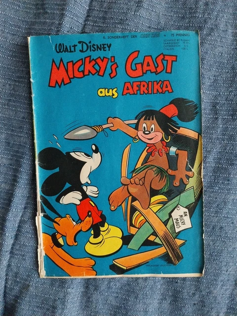 Micky Maus - Sonderheft Nr.:6 , Micky`s Gast aus Afrika   ORIGINAL