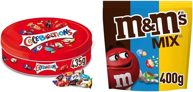 CELEBRATIONS - Boîte Cadeau En Métal Avec Assortiment De Chocolat - 435G & M&M'S