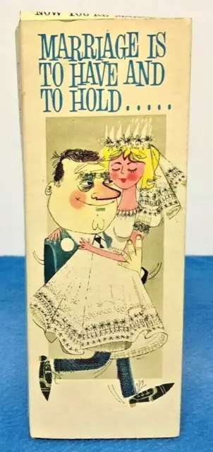 Vintage Tallon Comic Greetings Card Box Marriage Survival Kit 1950s-1960s