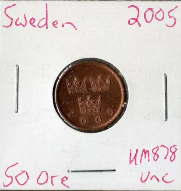 Coin Sweden 50 Øre 2005 KM878
