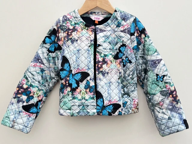 Giacca Trapuntata Farfalle Ragazze Età 5-6 Ted Baker