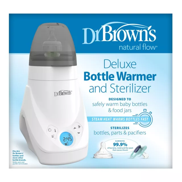 DR BROWN'S Deluxe Electric Bottle Food Jars Warmer & Steriliser