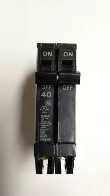GE General Electric THQP240 Thin 40-Amp 2-Pole 120/240VAC Breaker