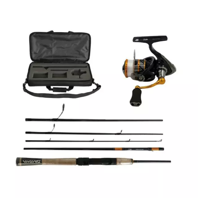 DAIWA Combinato Revros Lt Spinncombo 1,99m/7-21g Canna Girevole + Ruolo + Spago