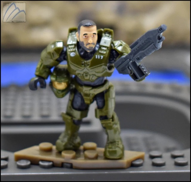 HALO MEGA CONSTRUX Unsc Master Chef JOHN-117 Mini Figurines Fleetcom