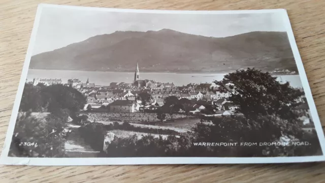 WW2  PASS BY  CENSOR  From Dromore Road, WARRENPOINT, County Down, Ulster  RPPC