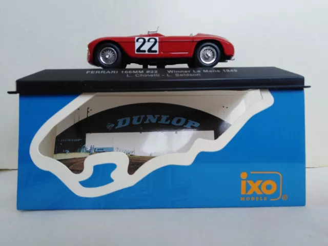 1/43 IXO Ferrari 166MM #22 Winner Le Mans 1949