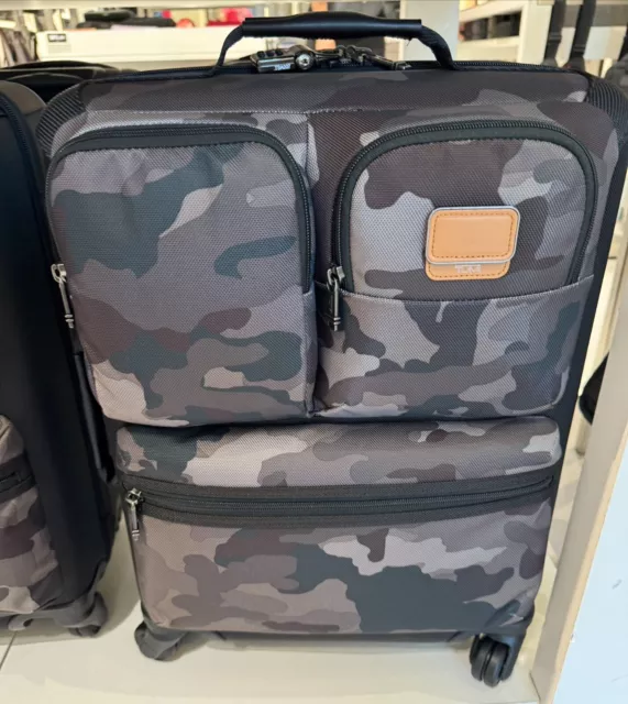 NEW Tumi Briley International Expandable 4 Wheel Packing Suit Case - KHAKI CAMO