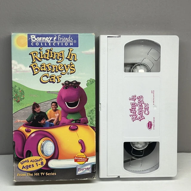 BARNEY & FRIENDS Riding in Barney’s Car VHS 1995 Video Tape VTG Kids ...