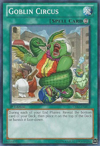 Yugioh! Goblin Circus - CBLZ-EN067 - Common - Unlimited Edition Near Mint, Engli