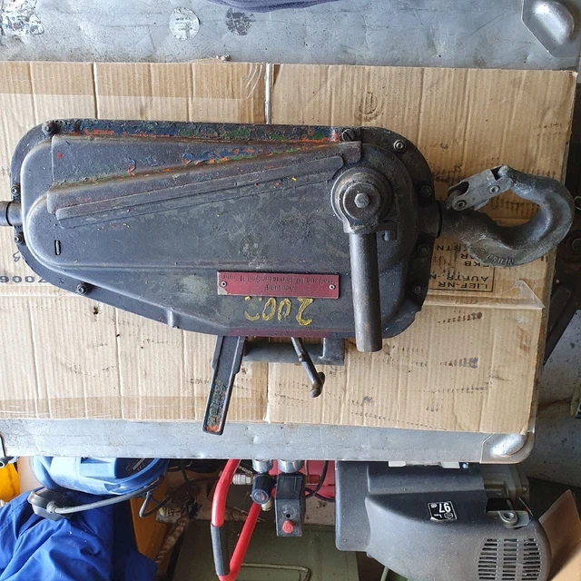1 Original Tirfor Greifzug TU 16 1600 kg Hebezug Hebezuggerät Stahlbau