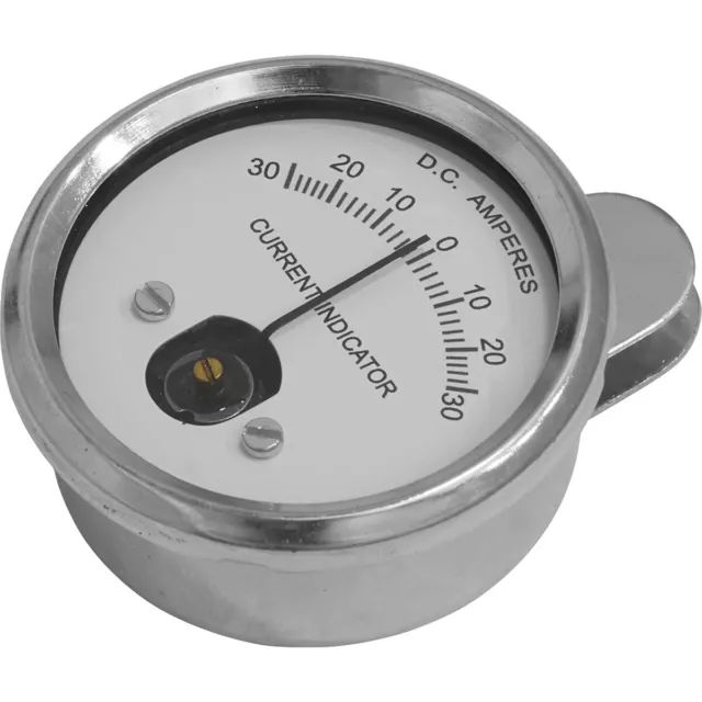 30A Clip-On Ammeter - Moving Coil Style - 55mm Dial Face - DC Current Testing