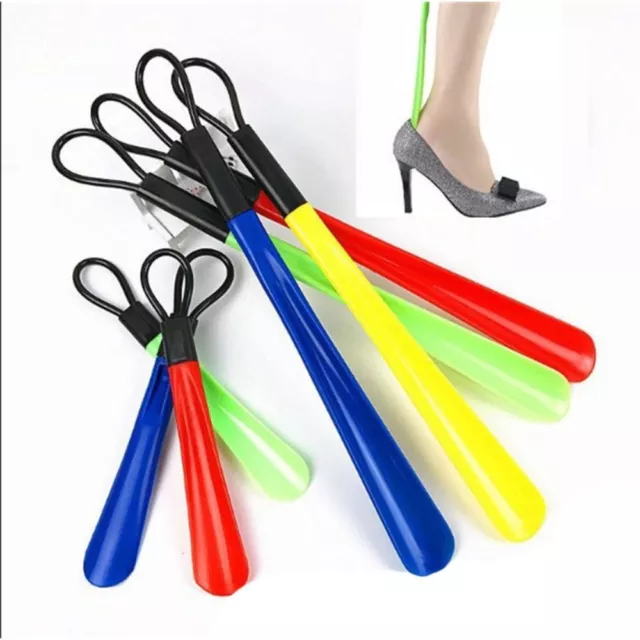 Plastic Shoehorn Long Handled Shoe Remover Shoe Horn  Pregnant Elderly