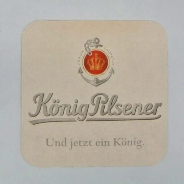 König Pilsener Bierdeckel Auswahl 1-125 Stück Glas Untersetzer Tisch Gastro