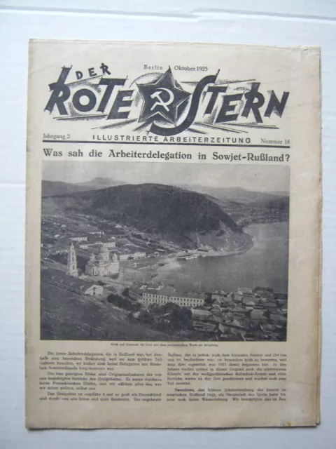 "Der Rote Stern" Oktober 1925 Nr 18_Illustrierte Arbeiterzeitung der KPD