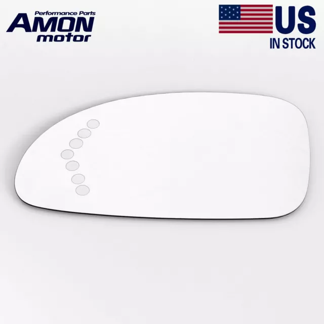 Mirror Glass Signal Replacement for 03-05 Buick LeSabre LH Driver Side Adhesive