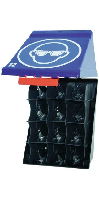 Scatola portaoggetti di sicurezza GEBRA SecuBox - Maxi 12 blu L236xB315xH200ca.mm