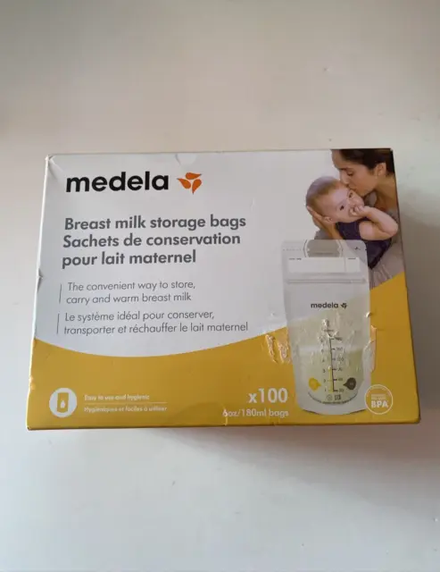 Medela Breast Milk Storage Solution 100 6oz/180ml bags