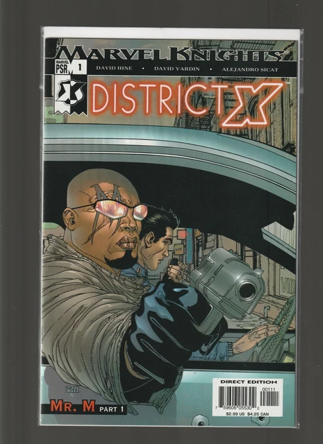 District X #1 Marvel Knights Comics 2004 Bishop X-Men Mr. M