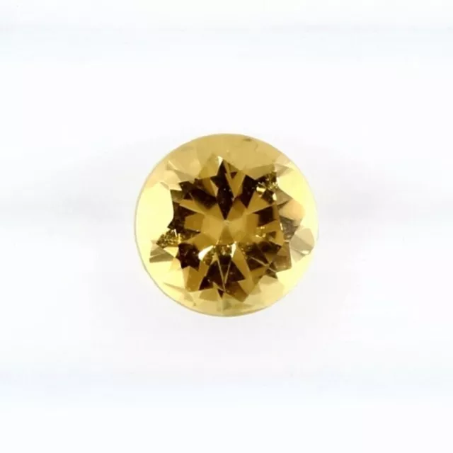 Golden Beryl 6 Mm Round Cut Outstanding Color F-4000