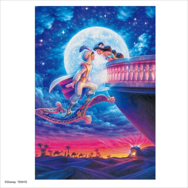 1000 Piece Jigsaw Puzzle Aladdin Moonlight Romance (51x73.5cm)