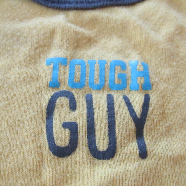 Carters Baby Boy Bodysuit Pants Truck Outfit 6M Yellow Gray Tough Guy Infant 3