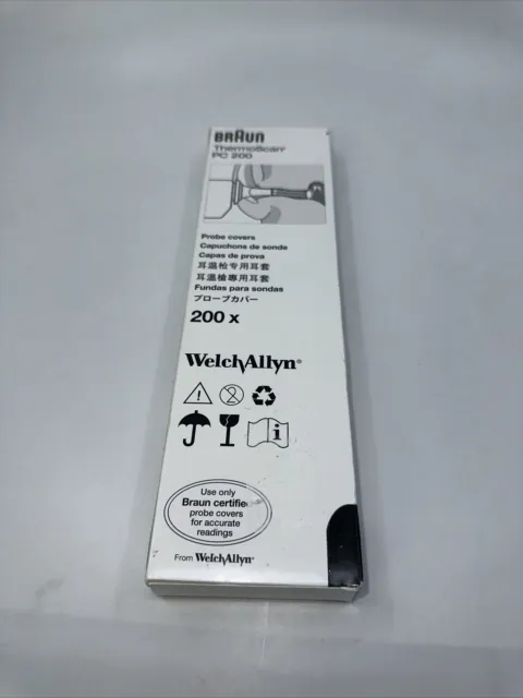 Braun WelchAllyn PC200 Thermoscan Pro Series Probe Covers for  X 200 NEW