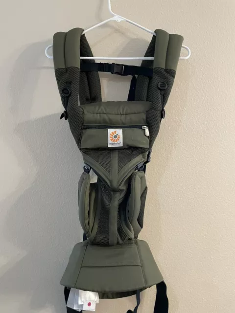 Ergobaby Omni 360 Cool Air Mesh All Position Baby Carrier Khaki Green