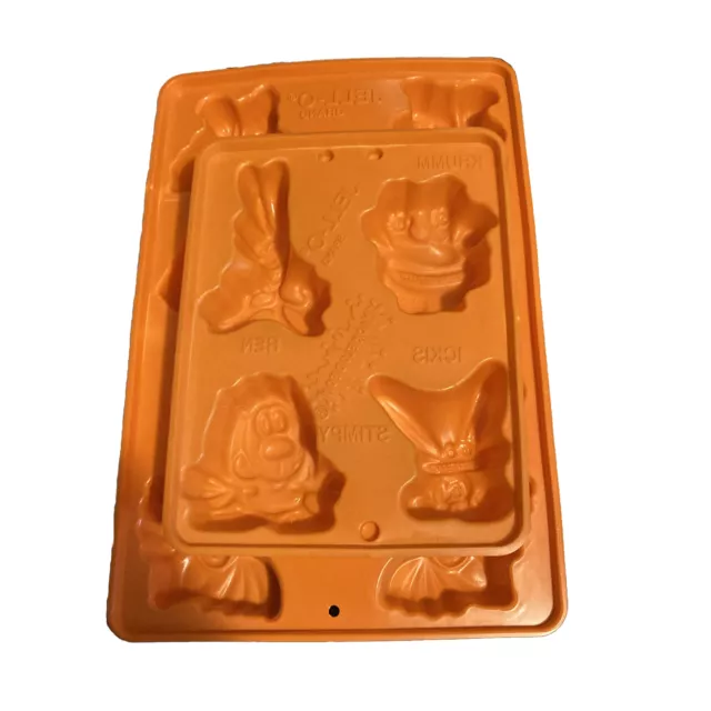 Halloween Jello Jigglers Happy JELL O WEEN Mold Orange Set Of 2 Pre Owned 🎁