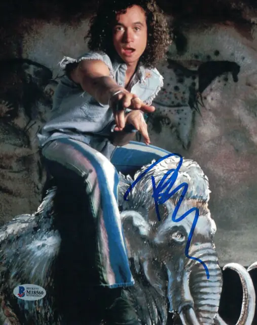 Pauly Shore Autographed/Signed Encino Man 8x10  Photo BAS 22672