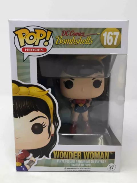 Funko POP! Heroes DC Comics DC Comics: Bombshells Wonder Woman #167 DAMAGED