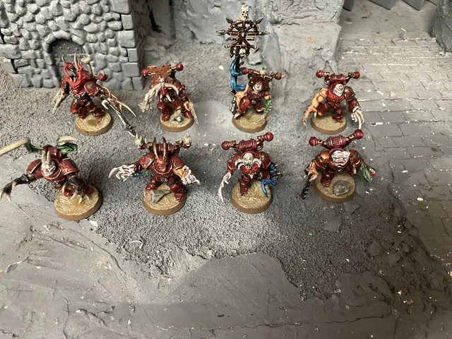 Prince Démon Du Chaos Peint - Warhammer 40K - Black Legion - Pièce Unique