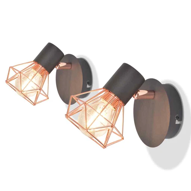 2x Wandleuchte LED 8 W Wandlampe Flurlampe Flurleuchte Lampe Leuchte vidaXL