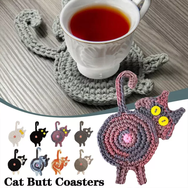 Posavasos Con Forma De Gato Para Tazas De Café Manteles Individuales Para <