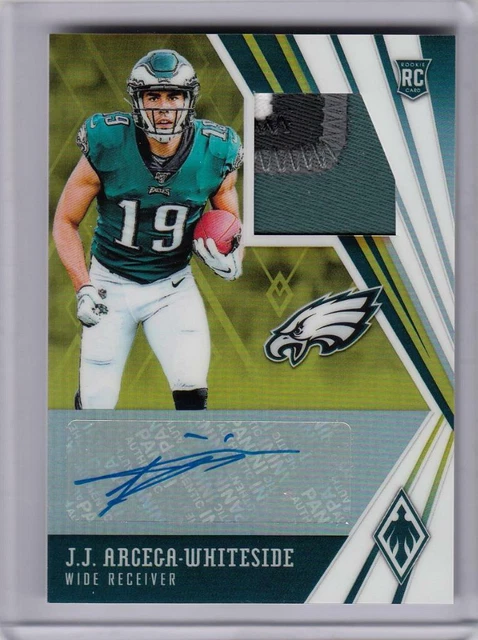 * Jj Arcega Whiteside 2019 Phoenix Gold Refractor Auto 4 Color Patch Rc #  8/50