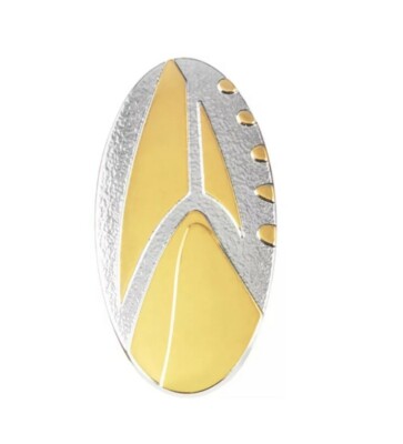 For Discovery 3 Fleet Admiral Charles Vance Pin Starfleet Brooches Magnet Badge 
