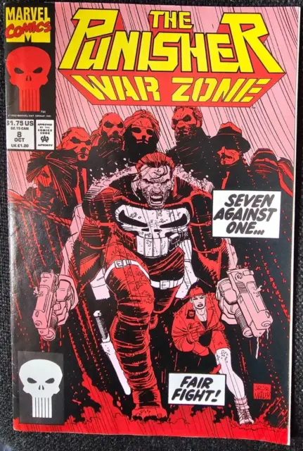 THE PUNISHER WAR ZONE   NO  8  Marvel Comics * 1992 - Comic Book