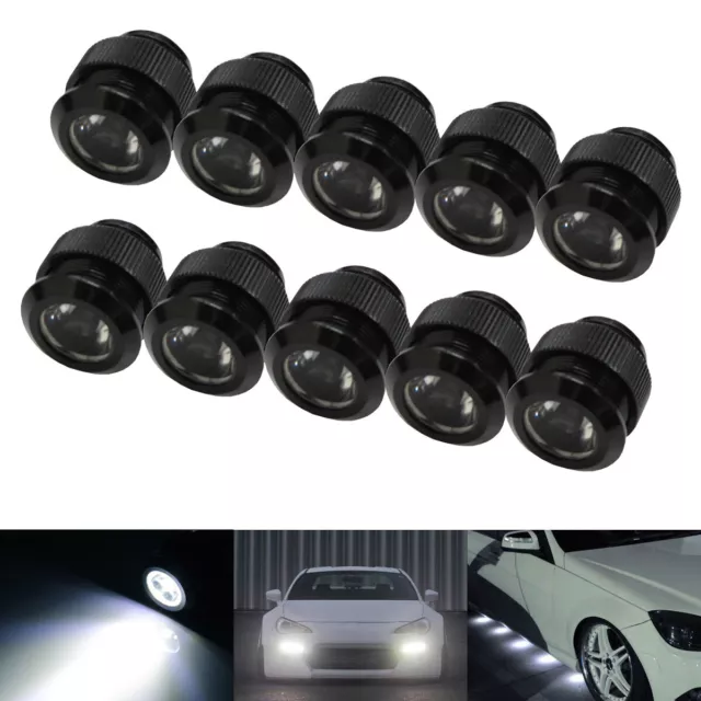 Xenon White 30W High Power Flexible LED Daytime Running Lights/Puddle Lamps Kit