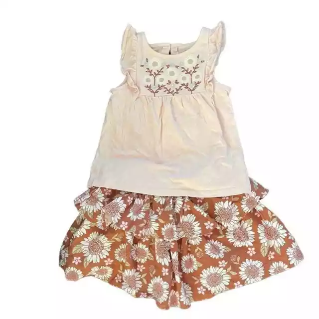 Carters Floral Two Piece Outfit Set