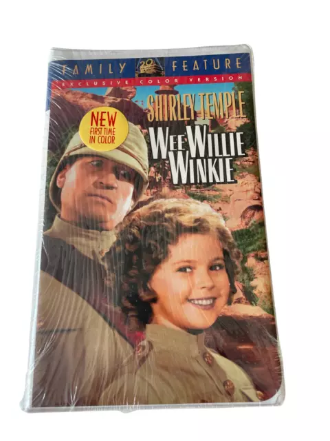 Wee Willie Winkie (VHS, 1994) Clam Shell Shirley Temple Brand New Sealed