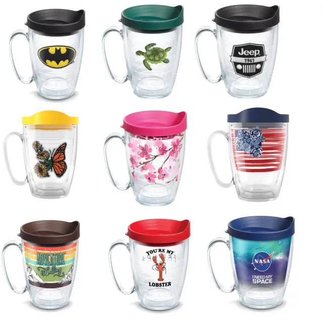 TERVIS - Mug 16 oz Double Walled Insulated Tumbler - Travel Lid - PICK YOUR