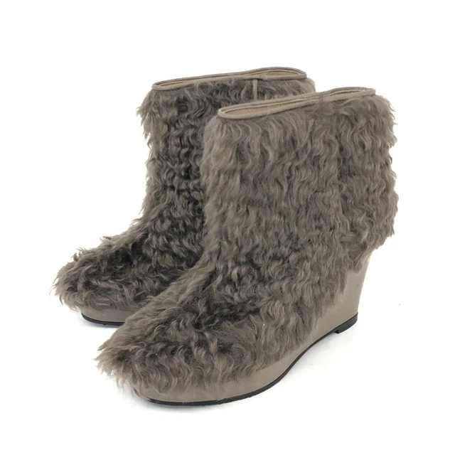 Steiff #4 boots 24.0cm Greige Women's shoes Shoes Booties