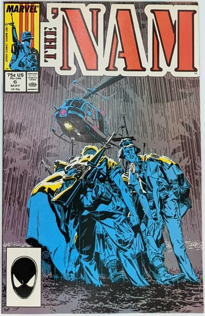 'Nam (1988) MARVEL COMICS #6 COPPER AGE VIENTNAM WAR NM-