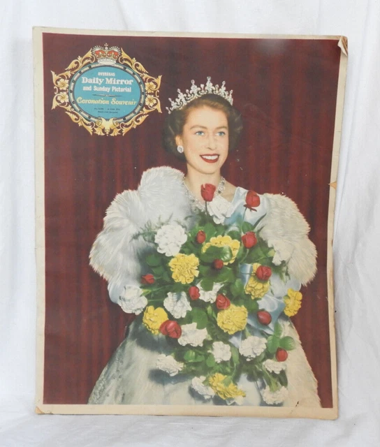 Original Overseas Daily Mirror & Sunday Pictorial Coronation Souvenir Edition